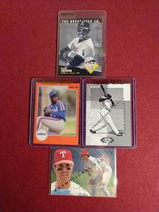 lot 56 image: (4) Promo Baseball Cards - All Stars