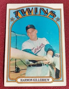 lot 71 image: 1972 Topps Harmon Killebrew Card