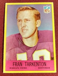 lot 90 image: 1967 Fran Tarkenton Card