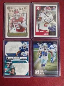 lot 94 image: (4) 2020 CeeDee Lamb Rookie Cards