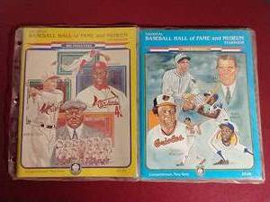 lot 101 image: 1981 & 1982 Baseball Hall of Fame Yearbooks