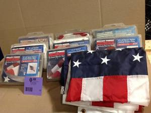Lot of Valley Forge USA Flags