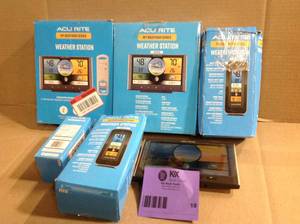 Lot of assorted Acurite Weather Stations various models and conditions