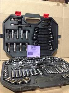 Husky 149 PC Mechanic Tool set open box review pictures