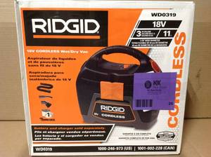 RIDGID 3 Gallon 18-Volt Cordless Handheld WetDry Shop Vacuum (Tool Only)
