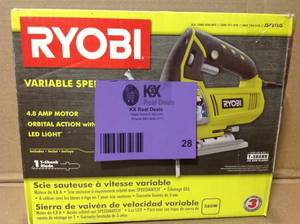 Ryobi Variable Speed Orbital Jigsaw