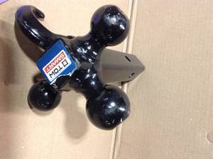 Trailer Tri-Ball Mount with Hook