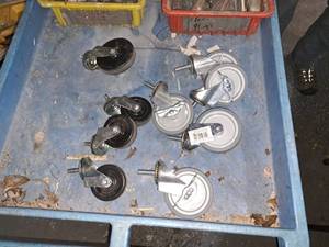 Lot of (9) Caster Wheels