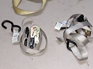 Lot of (2) 500-lbs Ratchet Straps