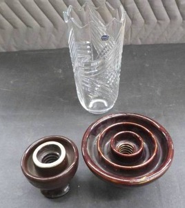 CYSTAL VASE AND MORE