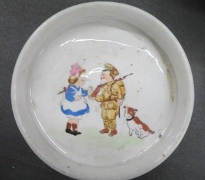 ANTIQUE HAND PAINTED DISHES