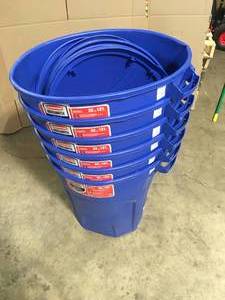 lot 27 image: Blue Buckets, For storage, Painting, Customer returns, Review all pictures