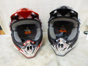 lot 36 image: 2 Raider Snowmobile Helmets