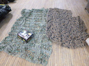 lot 57 image: Duck Blinds and Minnow Seine