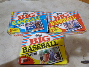 lot 64 image: 1988 Topps Big Baseball Cards Series 1, 2 and 3