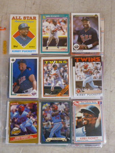 lot 67 image: 27 Different Kirby Puckett Baseball Cards