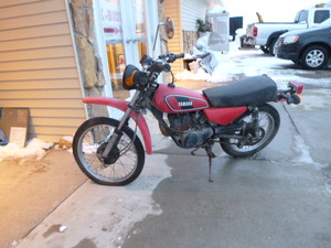 lot 4 image: 1978 Yamaha Enduro Motorcycle