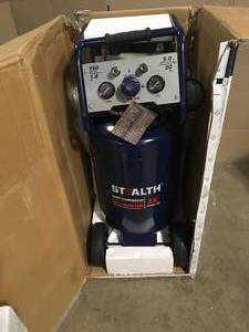 Stealth Professional 20 Gal. 150 PSI 2 Portable Vertical Electric Air Compressor, Open Box, Review all pictures