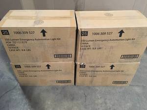 4 Boxes of Defiant Emergency Automotive Light Kits, Review all pictures