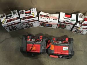 Mix Lot of assorted Car ChargersBattery Starters, Customer return, Review all pictures