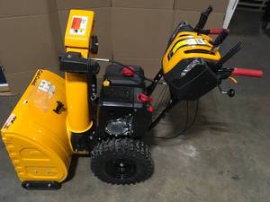 Cub Cadet 3X 26 in. 357cc Three-Stage Electric Start Gas Snow Blower with Steel Chute, Power Steering and Heated Grips