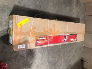 lot 33 image: Husky Ready-to-Assemble 24-Gauge Steel Freestanding Garage Cabinet in Black (36 in. W x 72 in. H x 18 in. D), Open Box, Review all picture