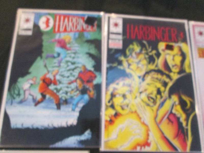 204. 12 Harbinger Comic Books...