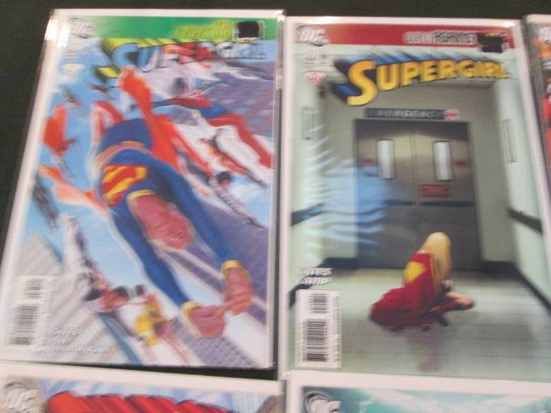 206. 6 SuperGirl Comic Books...