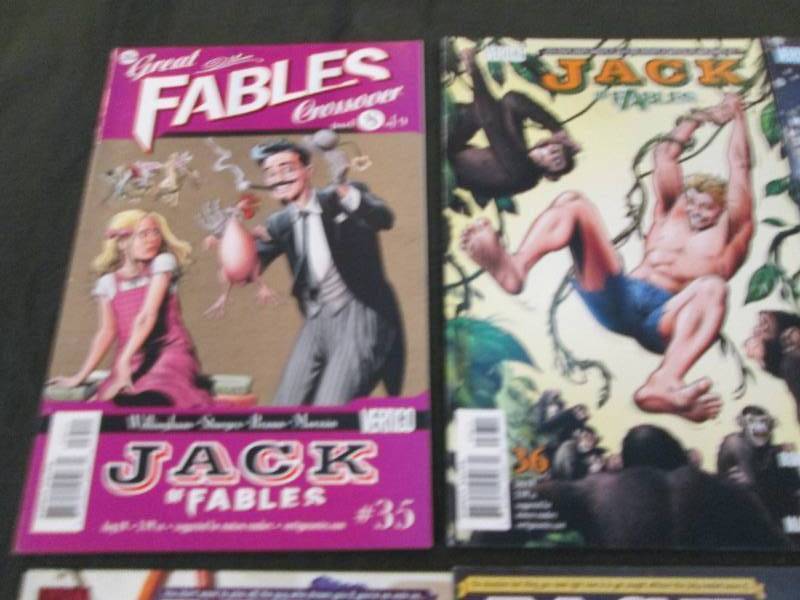 208. 7 Jack Of Fables Comic Books...