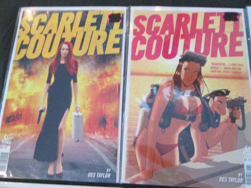 239. 8 Scarlett Couture Comic Books...