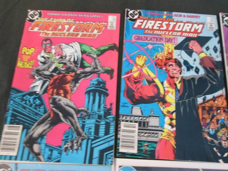 244. 8 FireStorm Comic Books...