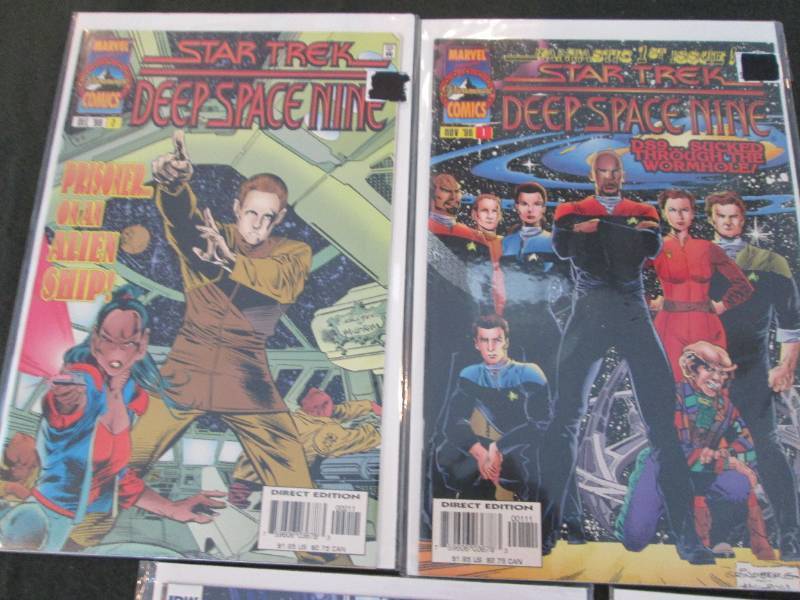 250. 5 Star Trek Comic Books...