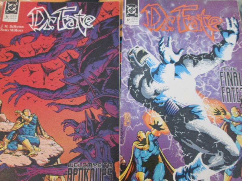 273. 10 Dr Fate Comic Books...