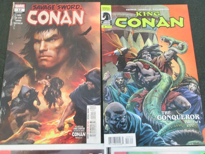 278. 4 Conan Comic Books...