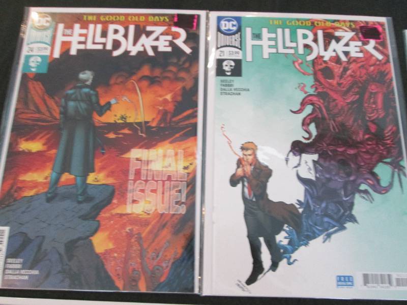 283. 8 The HellBlazer Comic Books...