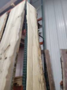lot 8 image: HACKBERRY Live Edge Slab - Thickness 2-14 x 131 x 21 Max Width- Kiln Dried and Surfaced