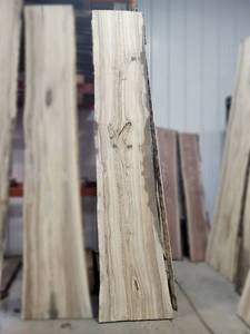 lot 7 image: HACKBERRY Live Edge Slab - Thickness 2-14 x 131 x 25 Max Width - Kiln Dried and Surfaced