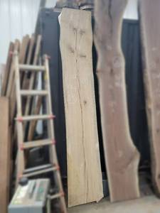 lot 19 image: PIN OAK Live Edge Slab - Thickness 2-12 x 103 x 18 Max Width - Kiln Dried and Surfaced