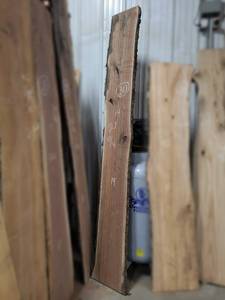 lot 30 image: BLACK WALNUT Live Edge Slab - Thickness 2-12 x 115 x 14 Max Width - Kiln Dried and Surfaced