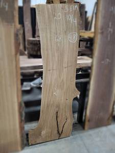 lot 48 image: SIBERIAN ELM Live Edge Slab - 2-12 Thickness - 68 x 21 Max Width - Kiln Dried and Surfaced