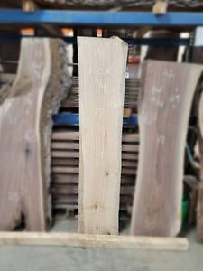 PIN OAK Live Edge Slab - Thickness 2-14 x 77 x 19 Max Width - Kiln Dried and Surfaced