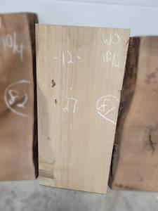 WHITE OAK Slab - Thickness 2-12 x 27 x 12 Max Width - Kiln Dried and Surfaced