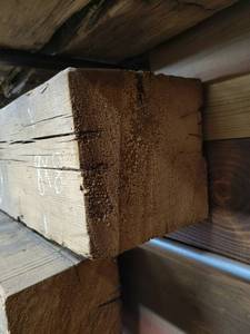 Recovered Barn Beam Mantle 8 x 8, Approx. 98 Long