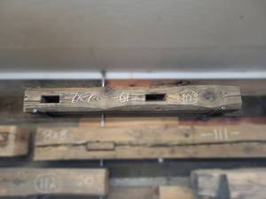 Recovered Barn Beam Mantle 7 x 7, Approx. 61 Long