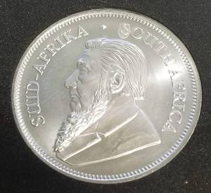 2021 SOUTH AFRICA SILVER KRUGERRAND 1 TROY OZ .999 FINE SILVER