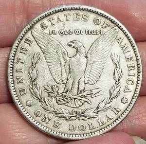 1882 US MORGAN SILVER DOLLAR