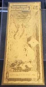 UTAH 25 GOLD BACKS 140th TROY OZ FINE GOLD
