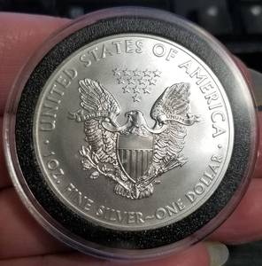 2013 AMERICAN SILVER EAGLE 1 TROY OZ .999 FINE SILVER IN AIRTITE
