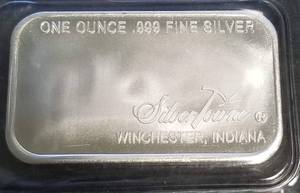 1 TROY OZ .999 FINE SILVER BAR PROSPECTOR SEALED