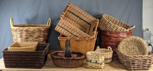 lot 123 image: Baskets (Big and Beautiful), Baskets (Sweet and Small), Baskets Here for One and All  B